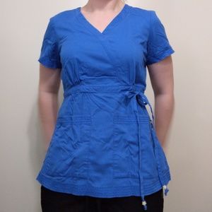 5 for $20 Blue Koi scrub top